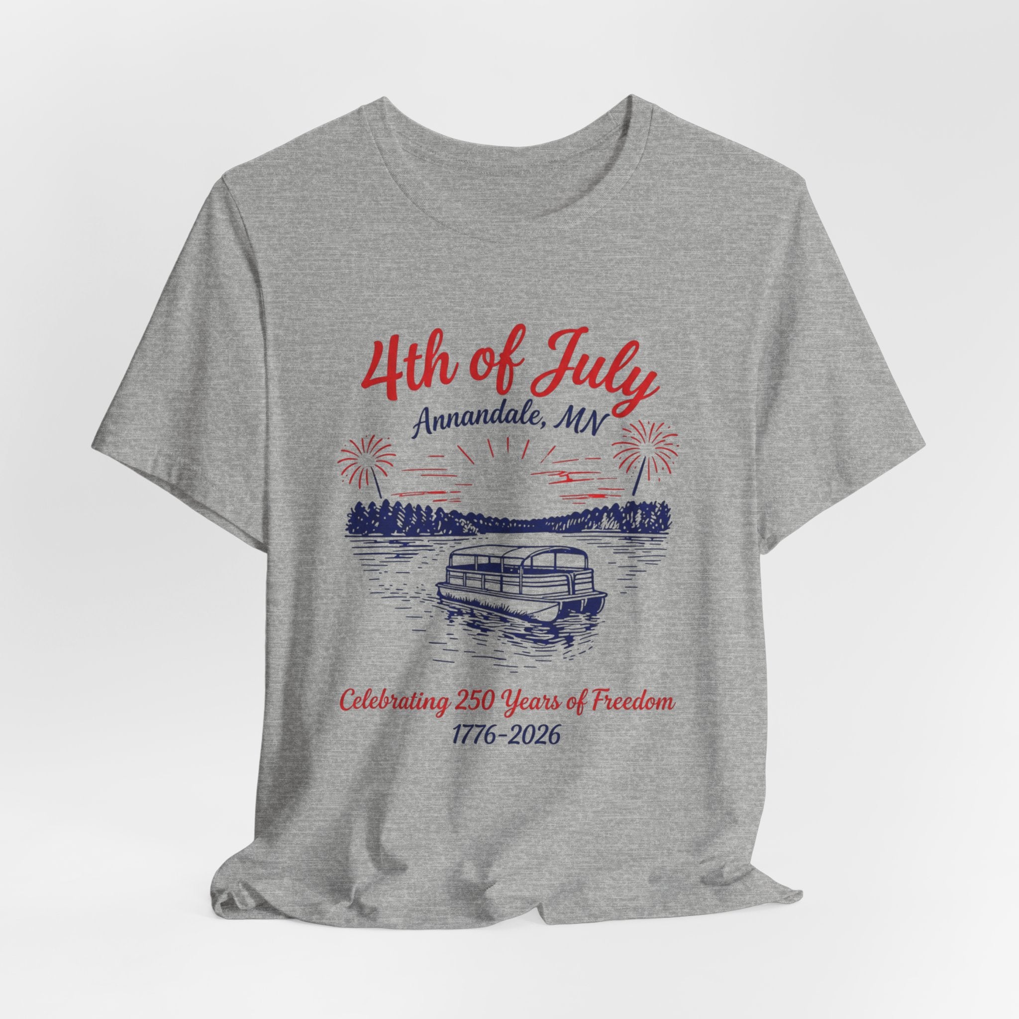 4th of July Annandale MN Tee — Celebrating 250 Years of Freedom (1776–2026)