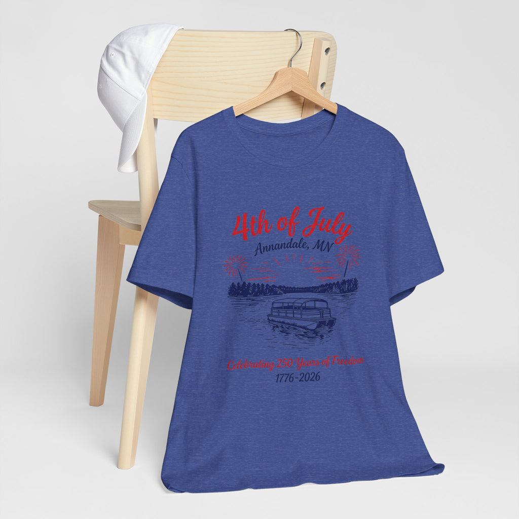 4th of July Annandale MN Tee — Celebrating 250 Years of Freedom (1776–2026)