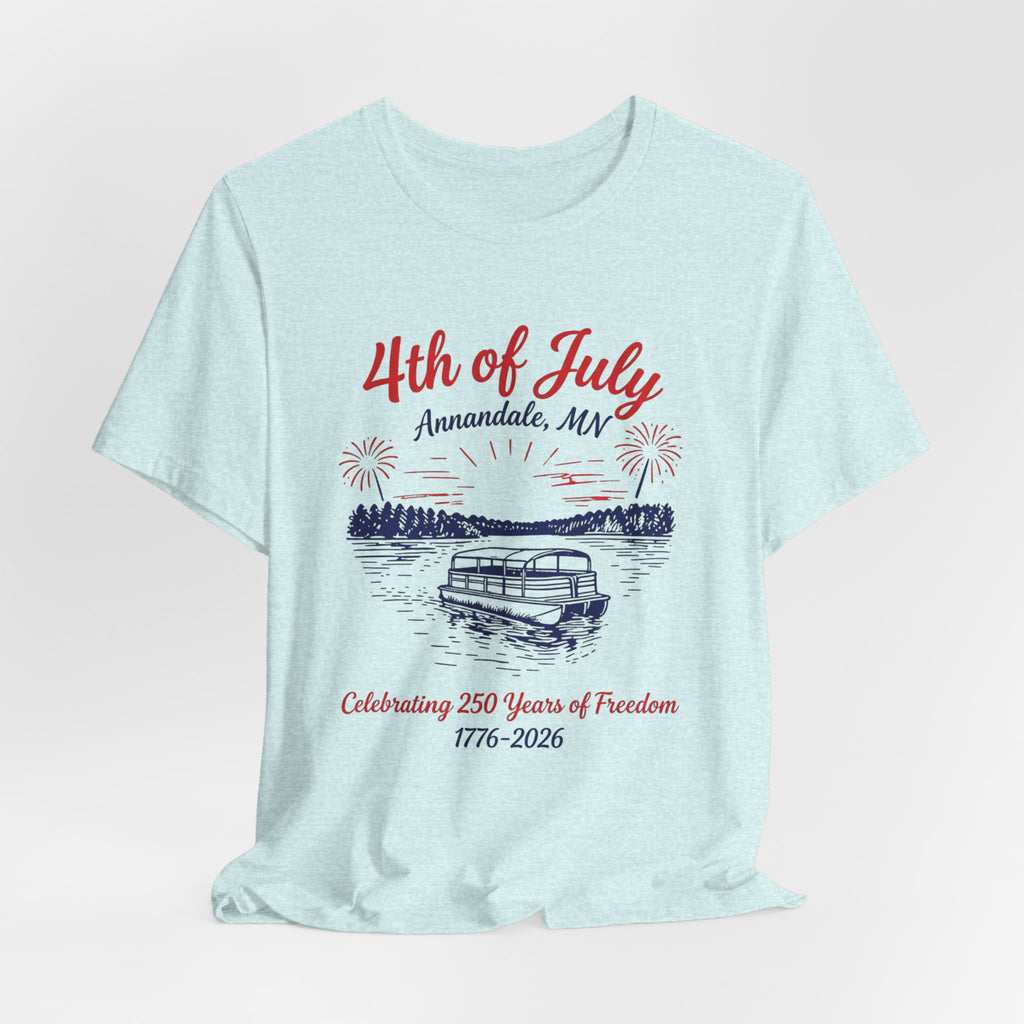 4th of July Annandale MN Tee — Celebrating 250 Years of Freedom (1776–2026)
