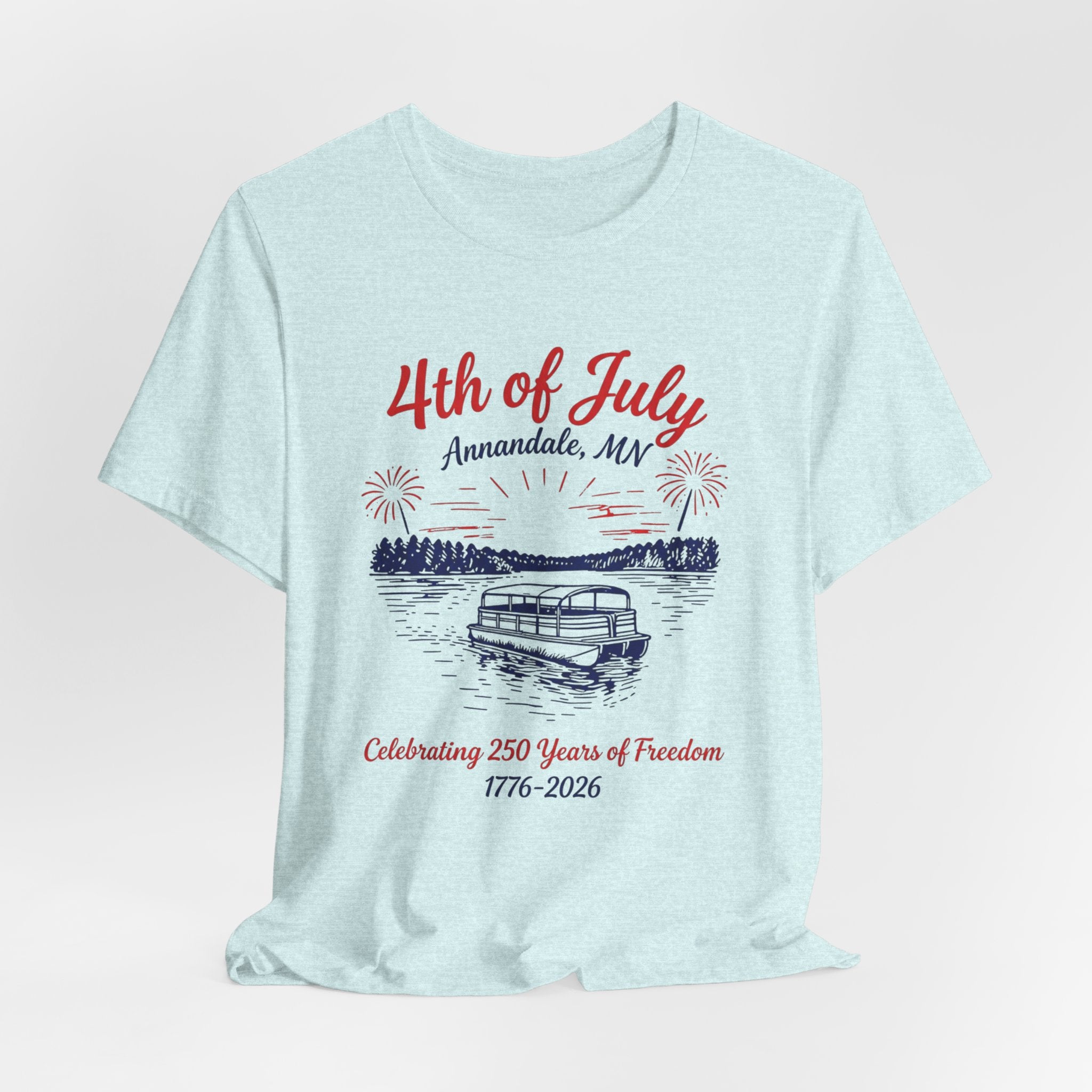 4th of July Annandale MN Tee — Celebrating 250 Years of Freedom (1776–2026)