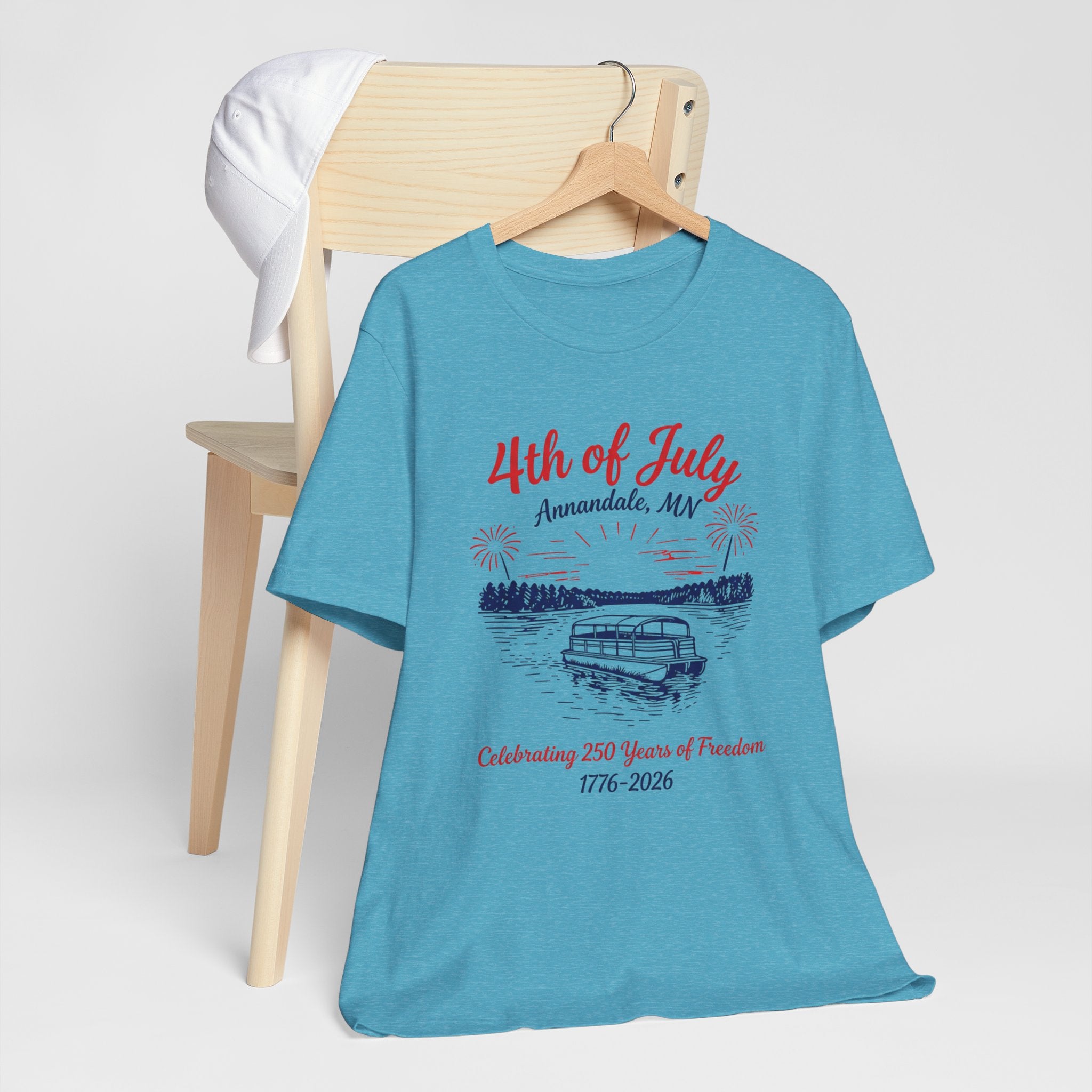4th of July Annandale MN Tee — Celebrating 250 Years of Freedom (1776–2026)