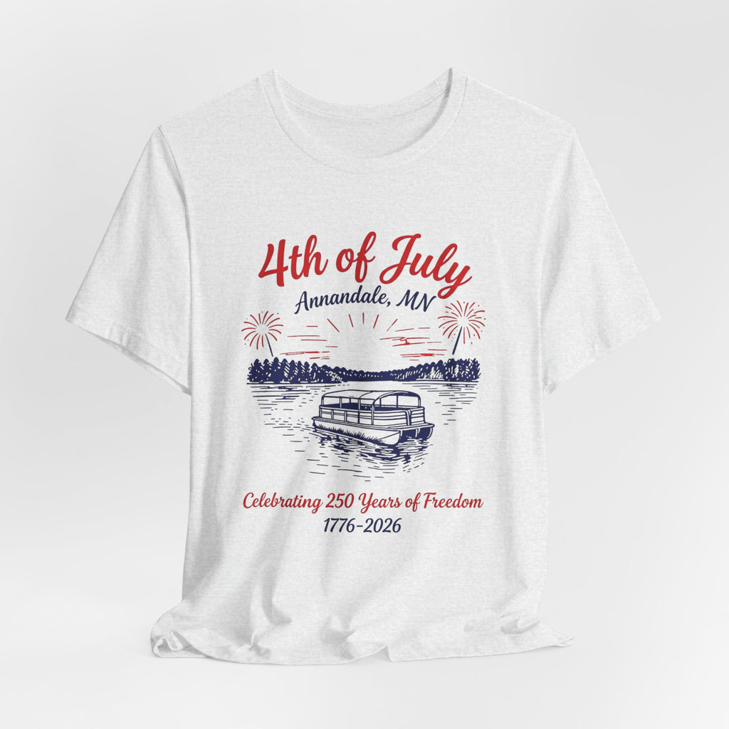 4th of July Annandale MN Tee — Celebrating 250 Years of Freedom (1776–2026)