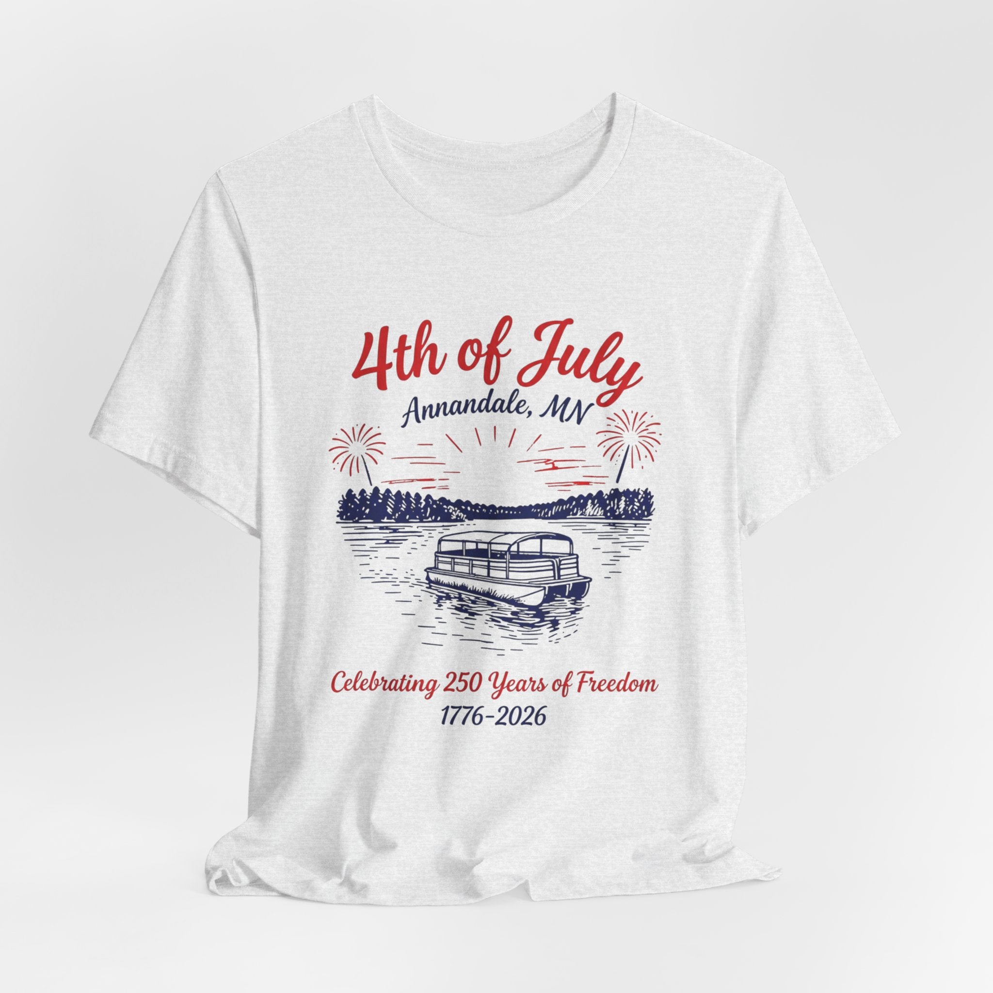 4th of July Annandale MN Tee — Celebrating 250 Years of Freedom (1776–2026)
