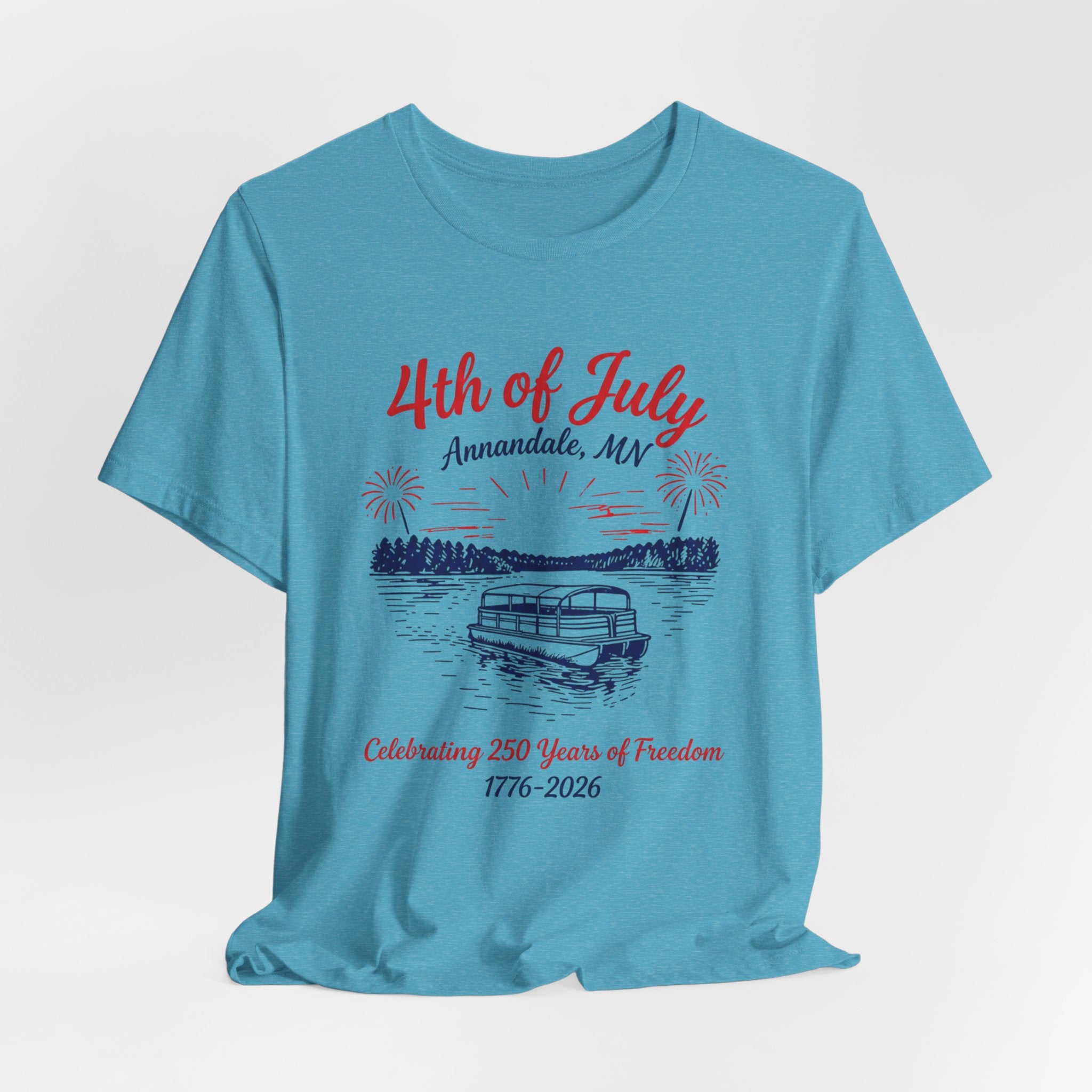 4th of July Annandale MN Tee — Celebrating 250 Years of Freedom (1776–2026)