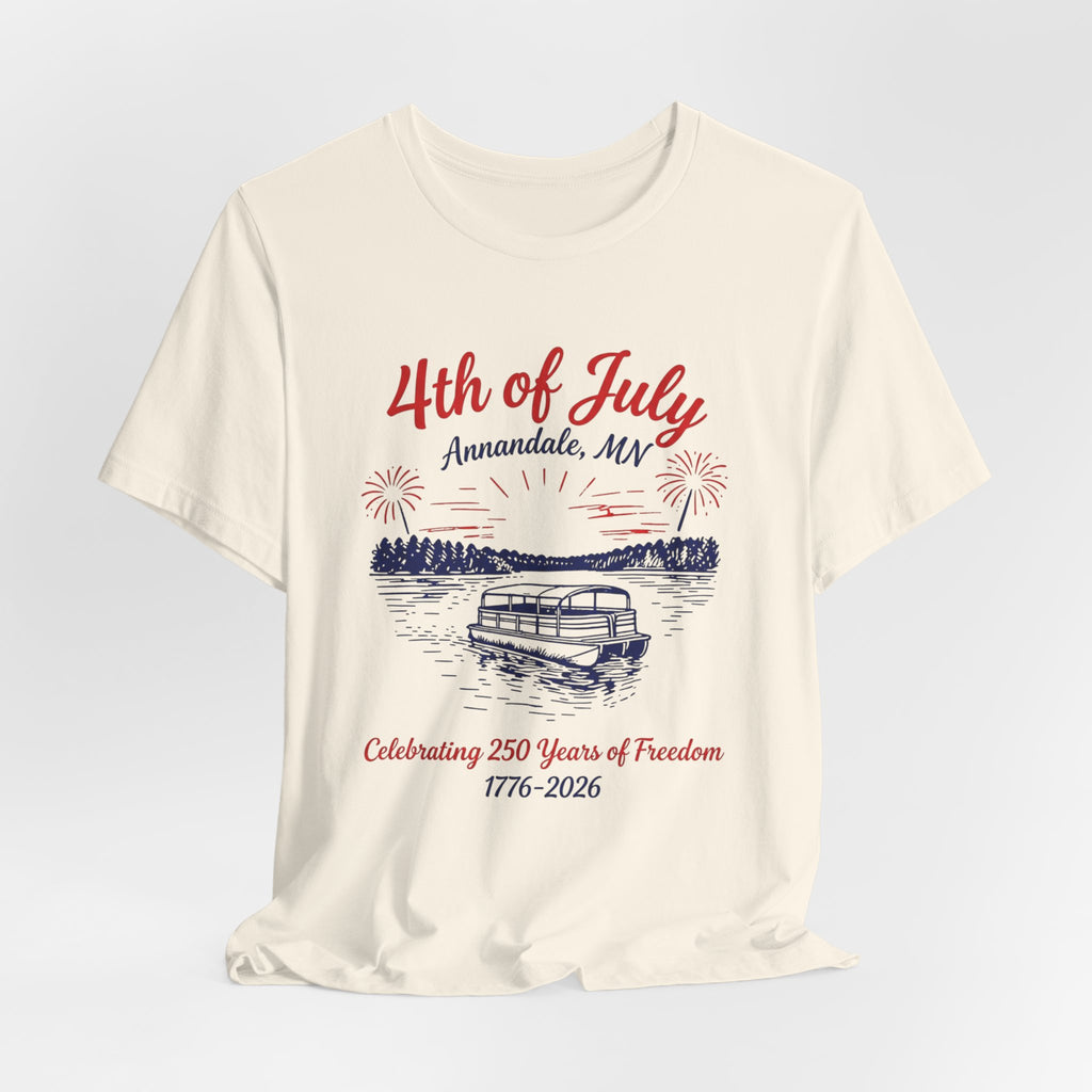 4th of July Annandale MN Tee — Celebrating 250 Years of Freedom (1776–2026)