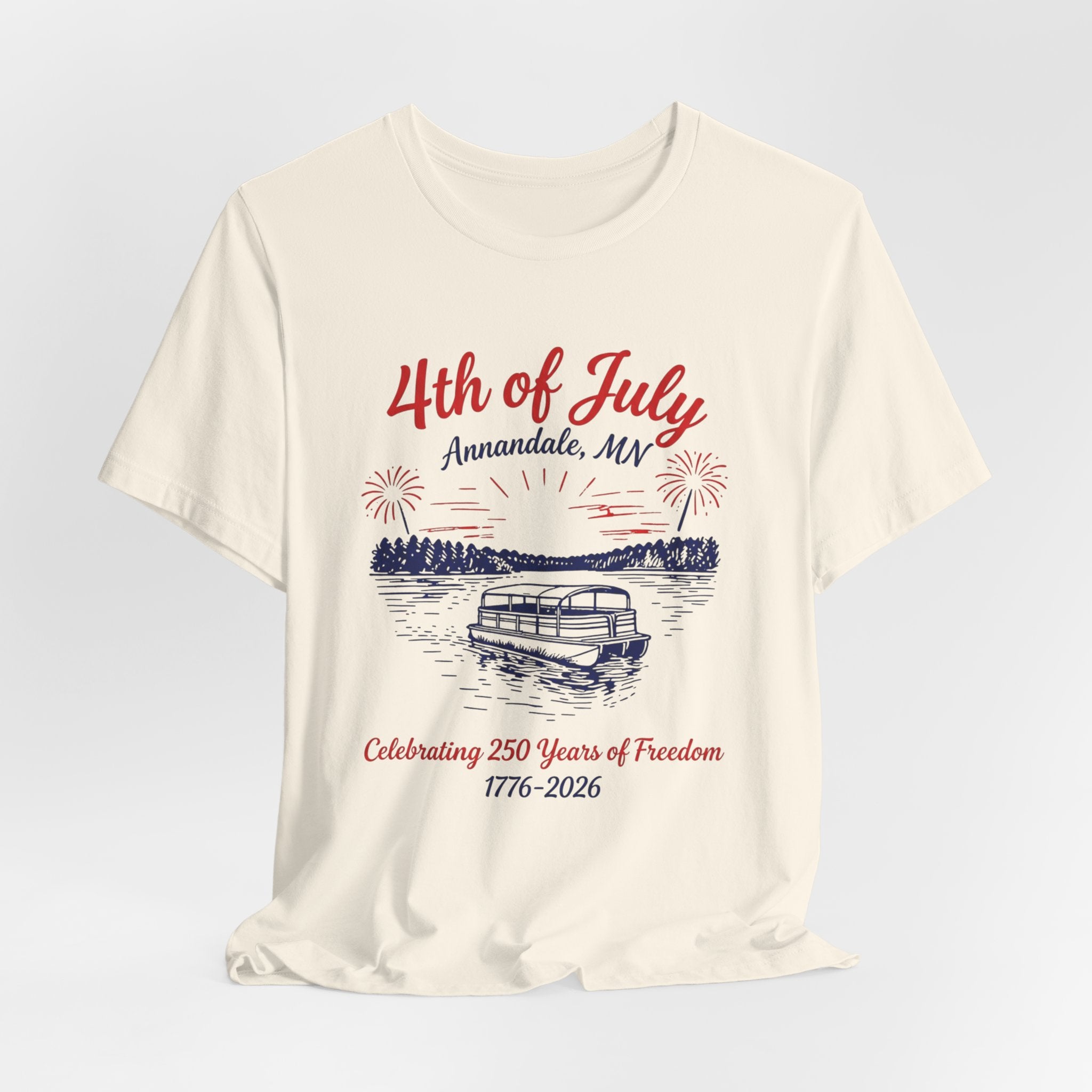 4th of July Annandale MN Tee — Celebrating 250 Years of Freedom (1776–2026)