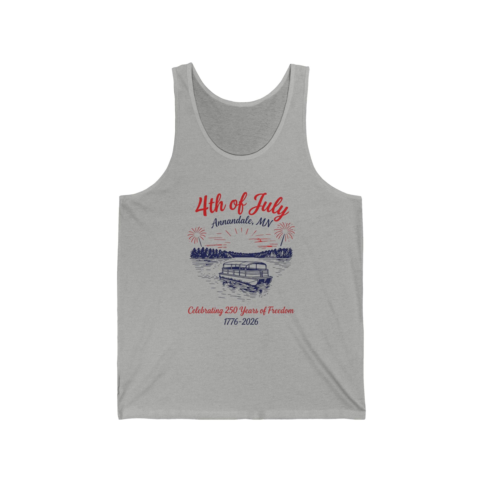 4th of July Annandale MN Tank— Celebrating 250 Years of Freedom (1776–2026)