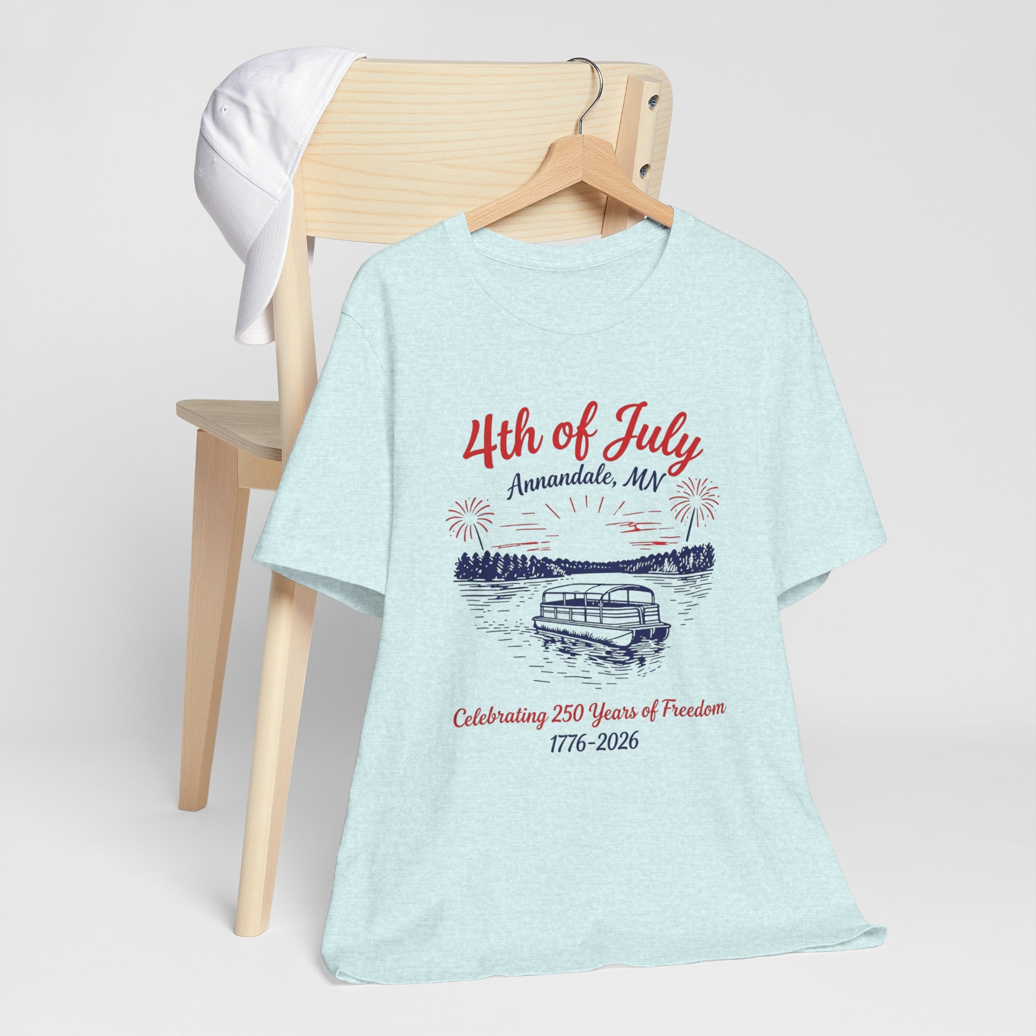 4th of July Annandale MN Tee — Celebrating 250 Years of Freedom (1776–2026)
