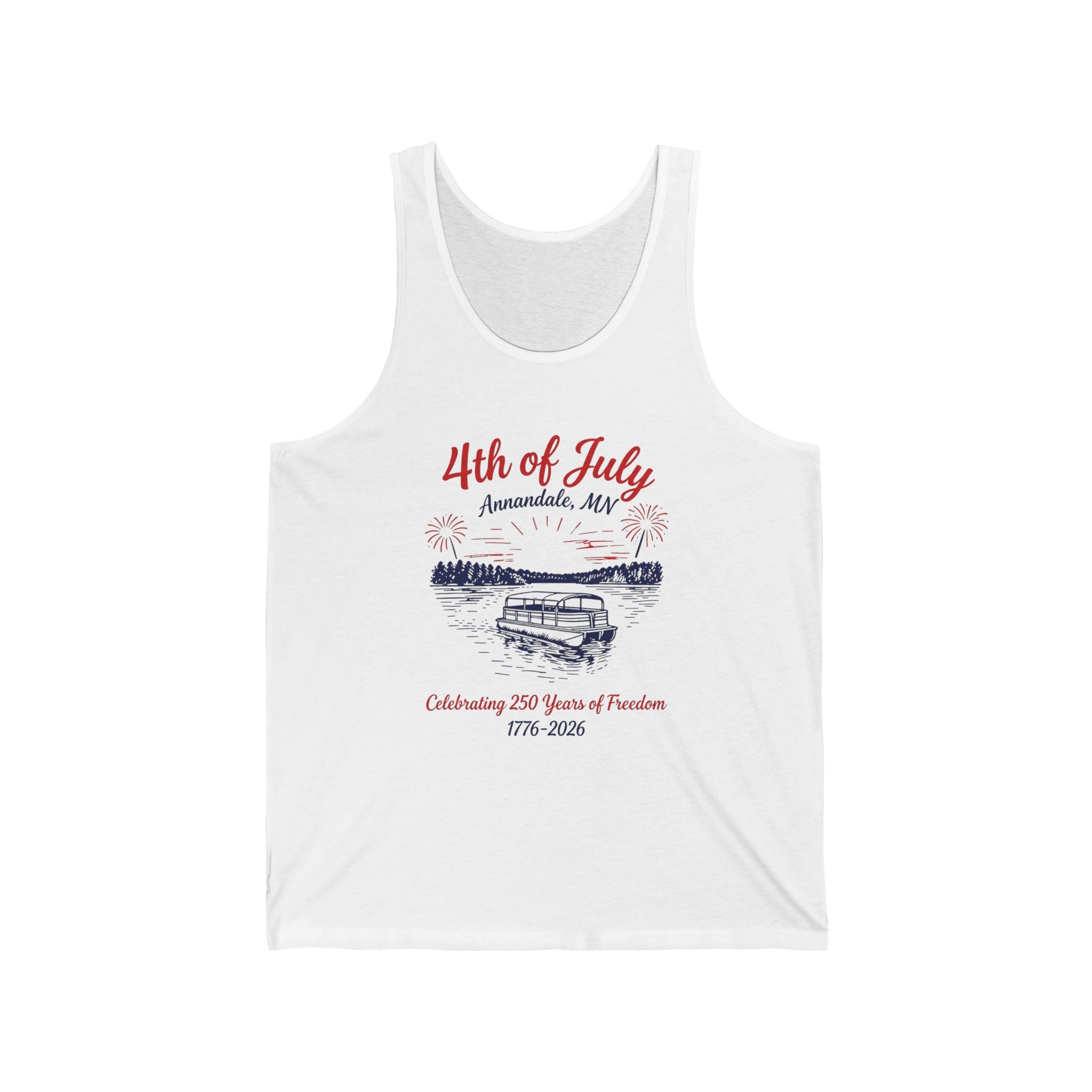 4th of July Annandale MN Tank— Celebrating 250 Years of Freedom (1776–2026)
