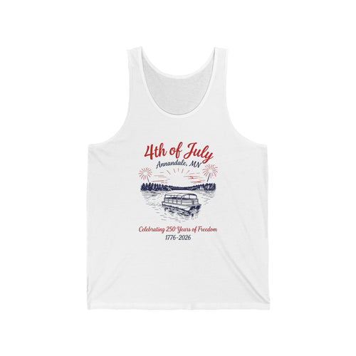 4th of July Annandale MN Tank— Celebrating 250 Years of Freedom (1776–2026)