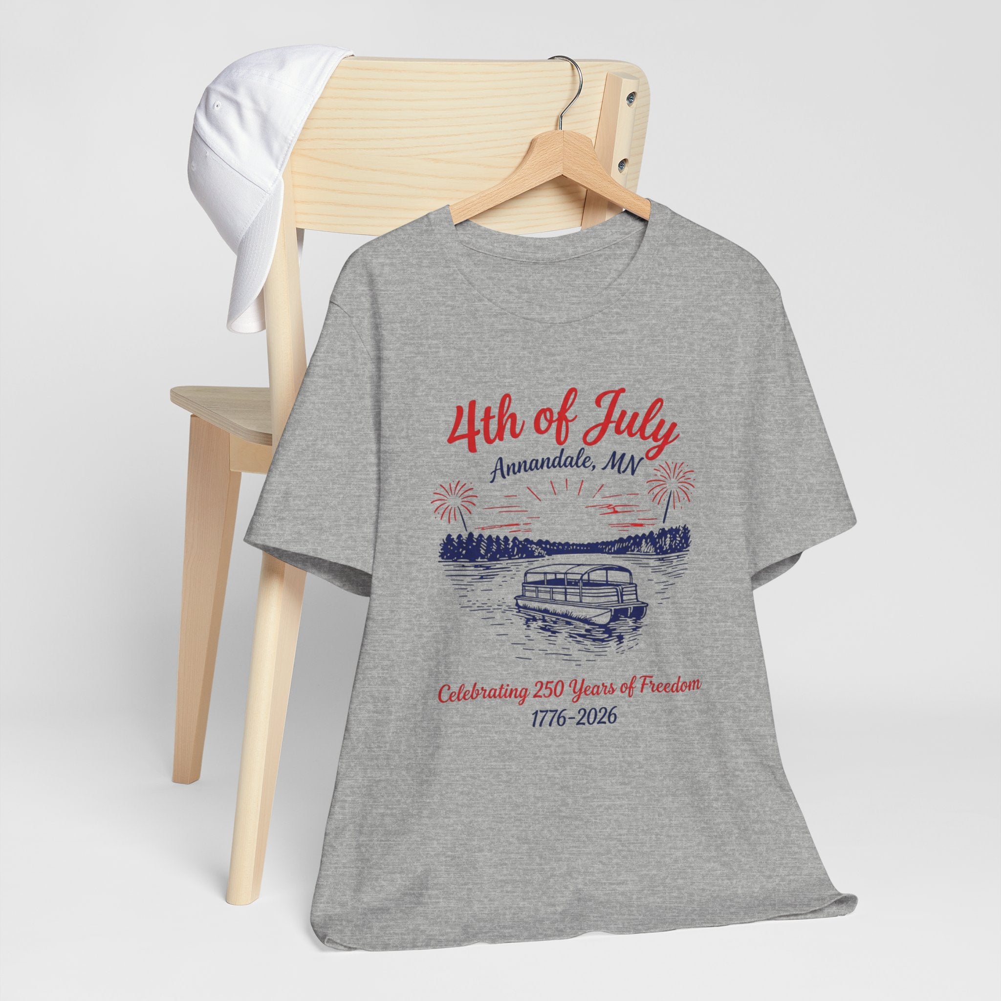 4th of July Annandale MN Tee — Celebrating 250 Years of Freedom (1776–2026)