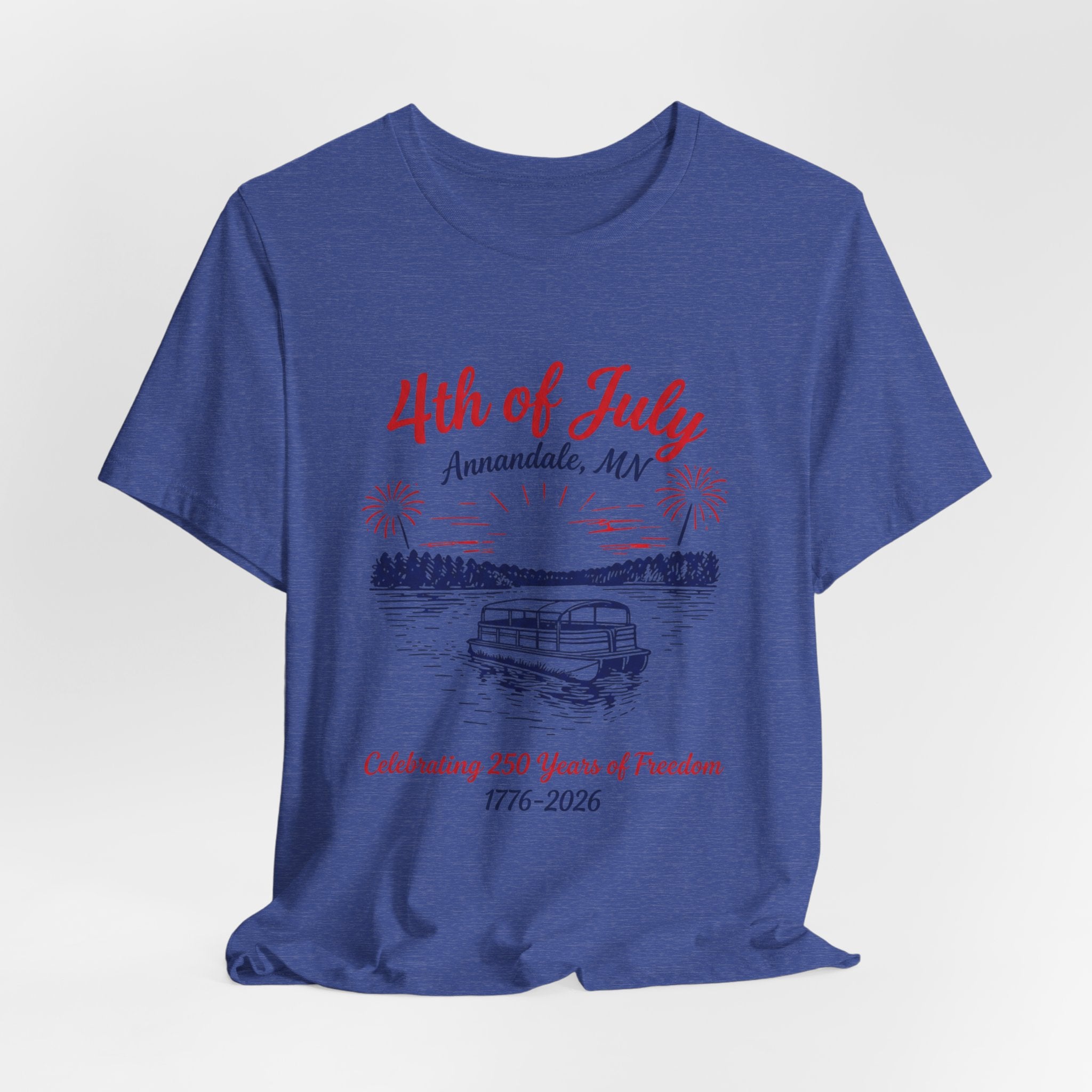 4th of July Annandale MN Tee — Celebrating 250 Years of Freedom (1776–2026)